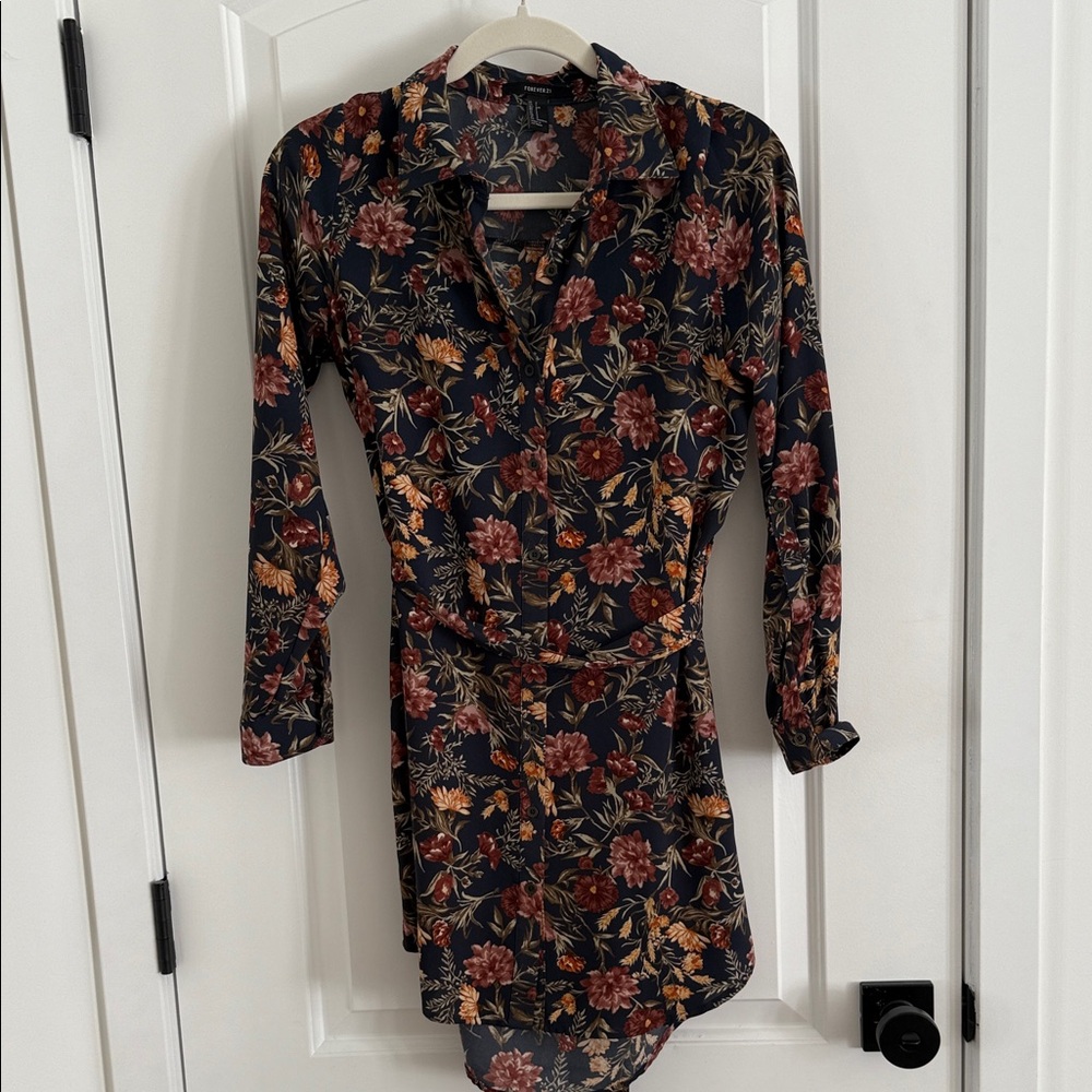 Floral Print Mini Dress